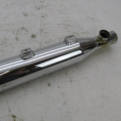 Harley OEM XL 833 1200 Front Slip On Slash Cut Muffler Single 2004-201