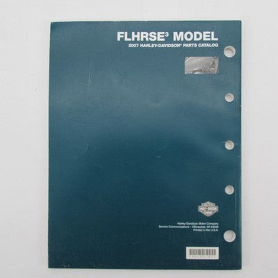 Harley-Davidson Official 2007 FLHRSE3 Model Parts Catalog 99433-07