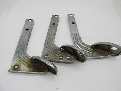 Lot of 3 Harley OEM Single Side Panhead Spotlight Mounting Brackets
