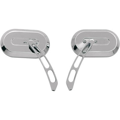 Drag Specialties Large Oval Mirrors Right 1901-6233