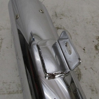 Pair of Harley Davidson OEM 08-17 Dyna Mufflers Chrome 64987-08A 64705