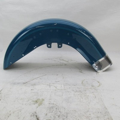 Harley Davidson OEM NOS Softail Heritage Front Fender Teal Pinstripe 5