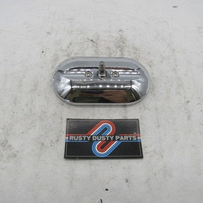 Harley Davidson Aftermarket Chrome Teardrop Oval Custom Mirror Head Re