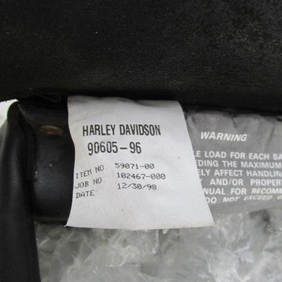 Harley Davidson OEM 96-03 Sportster Right Side Leather Saddlebag 90605