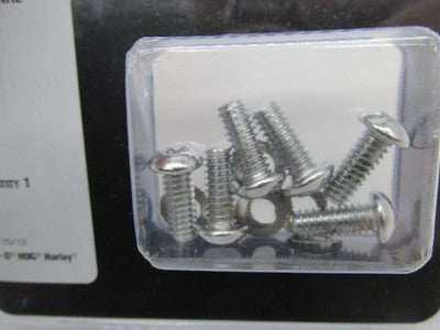 Harley-Davidson OEM NOS 3/8" Allen Hole Plug Kit, Chrome 94132-93T