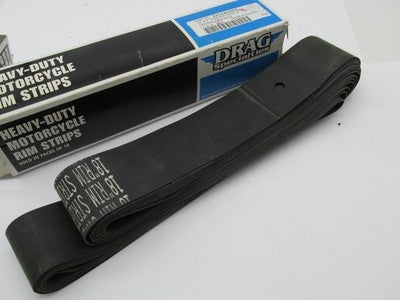 Lot of 8 Drag Specialties NOS 18 x 2" Rim Strips w/ Center Valve Hole