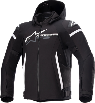 Alpinestars Zaca Waterproof Jacket Black/White 2XL 3206423-12-2XL