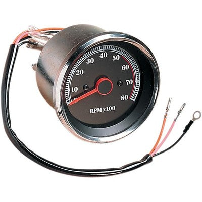 Drag Specialties Electronic 8000 RPM Tachometer DS-243939