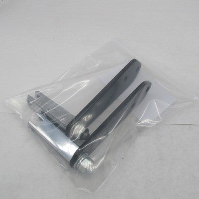 Pair Harley OEM Chrome Highway Footpegs w/Black Mount Bracket 49127-77
