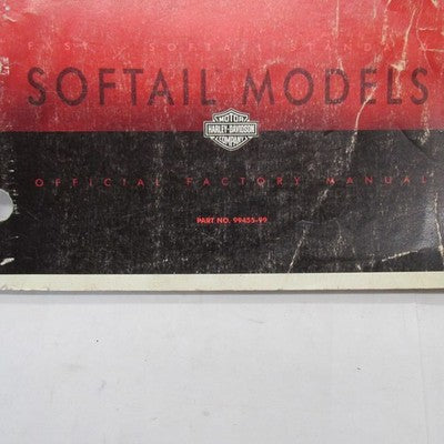 Harley-Davidson Official Factory 1999 Softail Models Parts Catalog 994