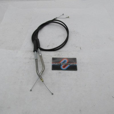 Pair of Harley OEM XL 883 1200 Throttle & Idle Cables 06-22 56401-96 5