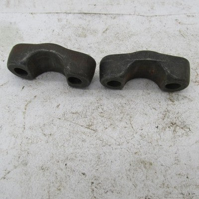 Pair of Vintage Triumph BSA OEM 7/8" Handlebar Top Mounts Mounting P C