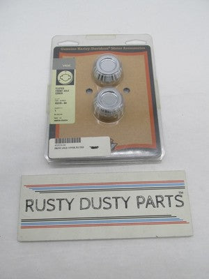Harley-Davidson Genuine NOS VRSC V-Rod Chrome Fluted Axle Covers 43319