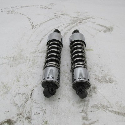 Progressive Suspension 12" Harley Dyna 412 Rear Shocks Chrome 1436 230