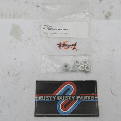 Lot of 7 Harley-Davidson OEM NOS Hex Machine Screw Nut 7620W