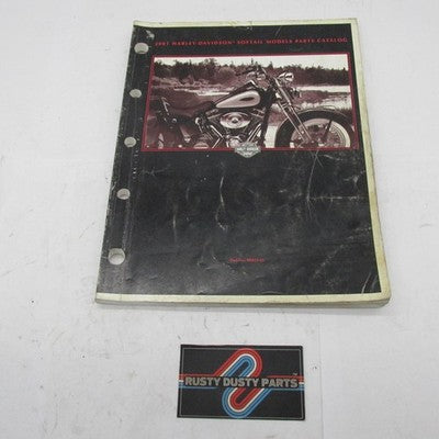 Harley Davidson Official Factory 2001 Softail Models Parts Catalog 994