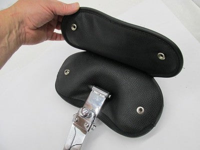 Indian Genuine Rogue Rider Backrest Pad Black White Stitching 2879542