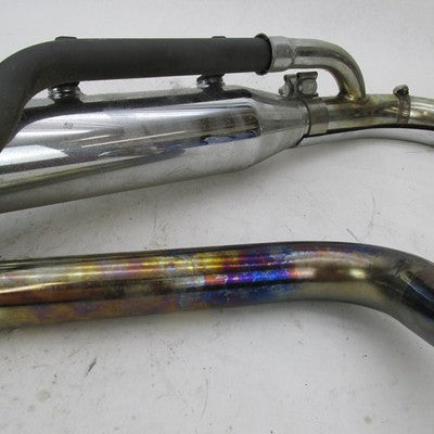 Harley Davidson OEM 07-11 Softail Shotgun Exhaust System w/ Mufflers 6