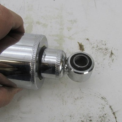 Pair of Harley OEM Softail CHROME Profile Low Rear Suspension Shocks 5