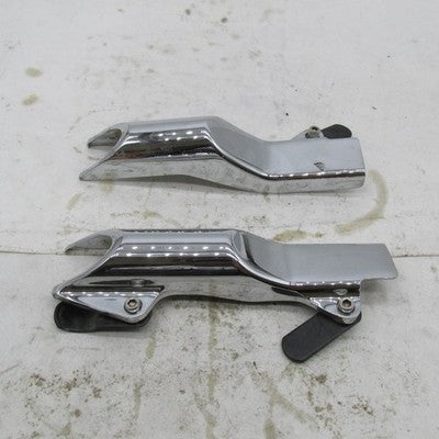 Pair of Harley Genuine Chrome Upper Swingarm Covers 00-07 FLSTF FLSTC