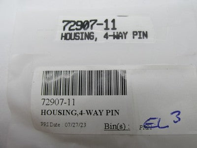 Lot of 5 Harley Davidson Genuine NOS 4-Way Pin Housing 72907-11