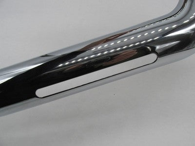 Harley Breakout Fat Boy Chrome Rear Cylinder Slotted Exhaust Header Heat shield