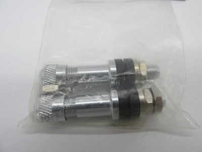 Drag Specialties NOS .24" Chrome Bolt-In Tubeless Tire Valve Stems 036