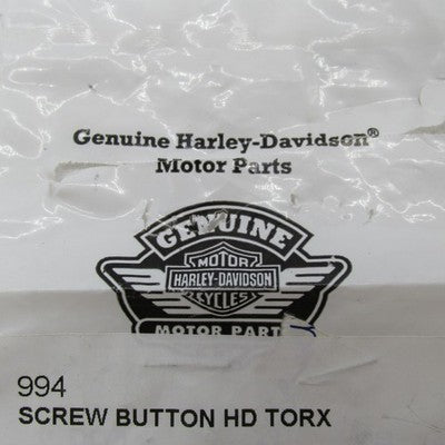 Lot of 3 Harley-Davidson OEM NOS T40 Torx Button Head Screws 994