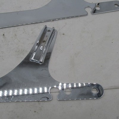 Pair Harley OEM Chrome Rigid Sissy Bar Mount Brackets 04-15 Sportster