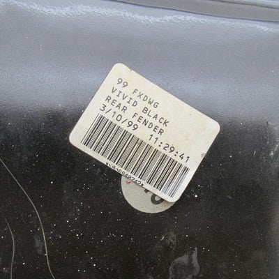Harley Davidson OEM Vivid Black Rear Fender 1999 Dyna Wide Glide 59918
