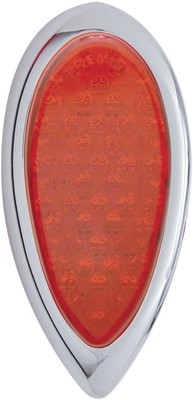 Pro-One Performance LED Flush Mount Teardrop Taillight Red Lens 402060