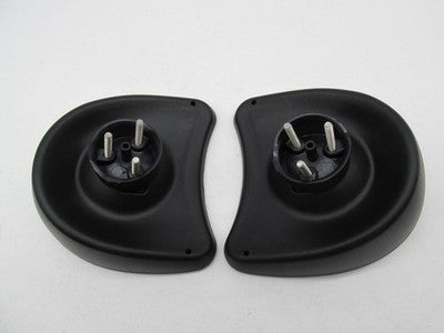 Pair of Harley-Davidson Genuine Stock Black Touring Fairing Side Mirrors