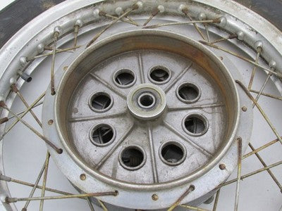 Benelli Dual Front Race Drum Wheel w/ Borrani WM2 3.5x18" Rim Record R