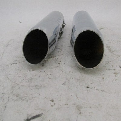 Pair of Harley Davidson OEM Sportster Slip-On Exhaust Mufflers Chrome