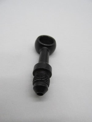 Goodridge NOS Straight Banjo Fitting 7/16" Black 592-03-04BK