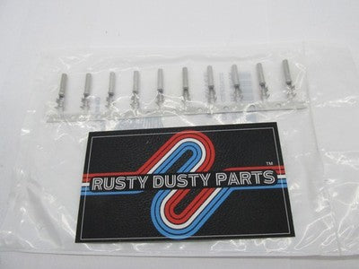 Lot of 10 Harley OEM NOS Stamped Deutsch DT #16-18 AWG Socket Terminal