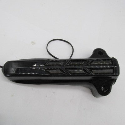 Aftermarket Harley '14+ Touring Gloss Black LED Lighted Lower Fork Leg