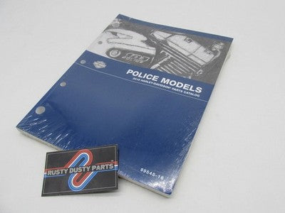 Harley Davidson Official Factory 2016 Police Models Parts Catalog 9954