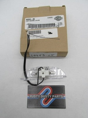 Harley Davidson Genuine NOS License Plate Light Assembly 69353-05