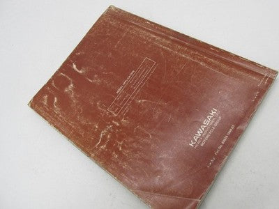 Kawasaki Official Factory 1986 Vayager XII Motorcycle Service Manual B