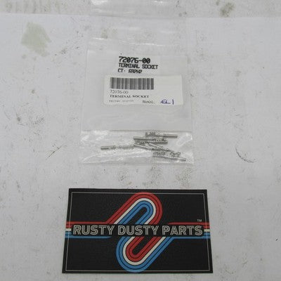 Lot of 7 Harley-Davidson OEM 18 AWG Socket Terminals 72076-00