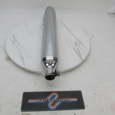 Harley OEM Chrome Right Side Single Slip On Exhaust Muffler Touring 65