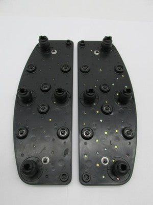 Harley Genuine OEM NOS Willie G Skull Rider Footboard Inserts, Black 5