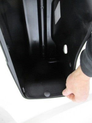 Harley Davidson Genuine NOS Left Side Flat Black Saddlebag Bottom 902