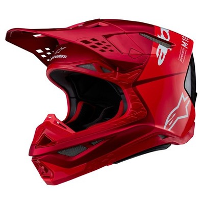 Alpinestars Supertech S-M10 Flood Helmets Red Md 8301023-3003-M