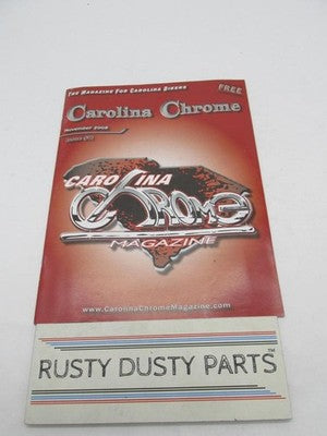 Carolina Chrome 2008 Harley Davidson Chopper Motorcycle Magazine Parts Catalog
