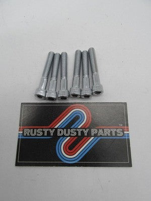 Lot of 6 Harley Davidson Genuine NOS 1/4"-20 X 1-3/4" Hex Socket Screw