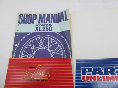 Honda Genuine Official Factory 1972-73 XL250 Shop Service Manual