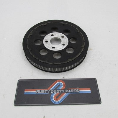 Harley Davidson OEM 65T Wide Drive Belt Pulley Sprocket Blck FXSTS 403