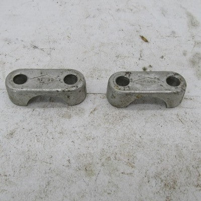 Pair of Vintage Betor Genuine  Handlebar Mounts Clamps Bars Triumph BS
